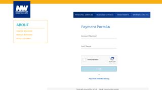 nwfcu payment center login