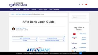Bank rib affin Affin Online: