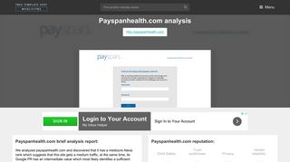 Www Payspanhealth Com Portal  AddResources