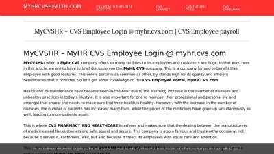 cvs employee portal
