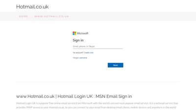 Hot www www hotmail com login email sign in hotmail